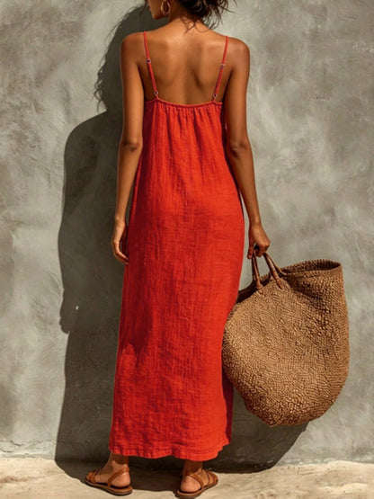 Sylvette | Lightweight Slip Style Maxi Dress