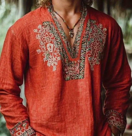 Iverson | Vintage Embroidered Resort Shirt