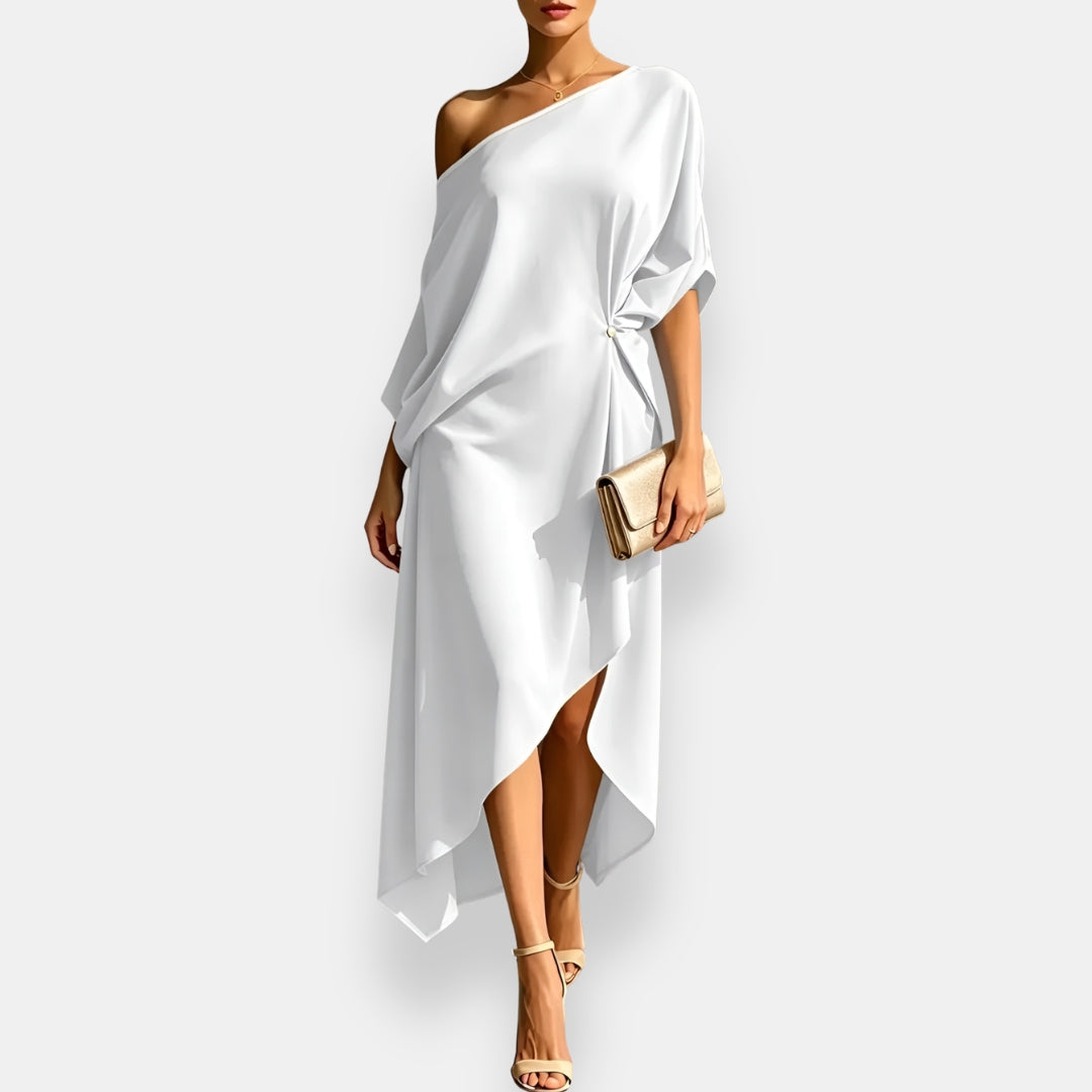 Roselinde | Asymmetric Flow Evening Dress