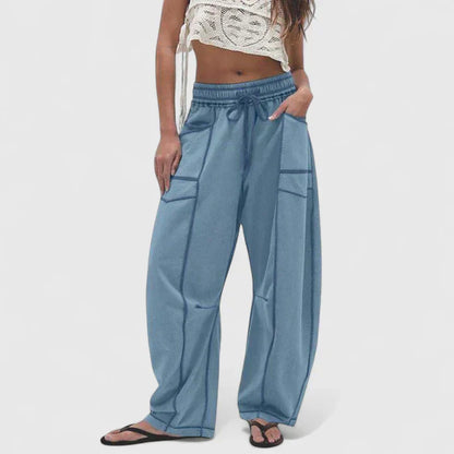 Floriane | Effortless Wide Leg Lounge Trousers