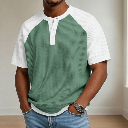 Dalton | Casual Waffle Knit T Shirt