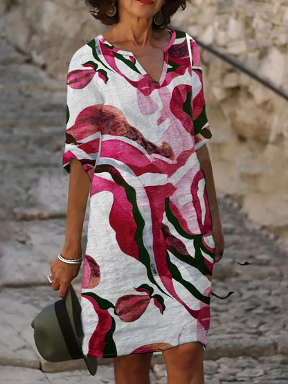 Virella | Artistic Pattern Shift Dress