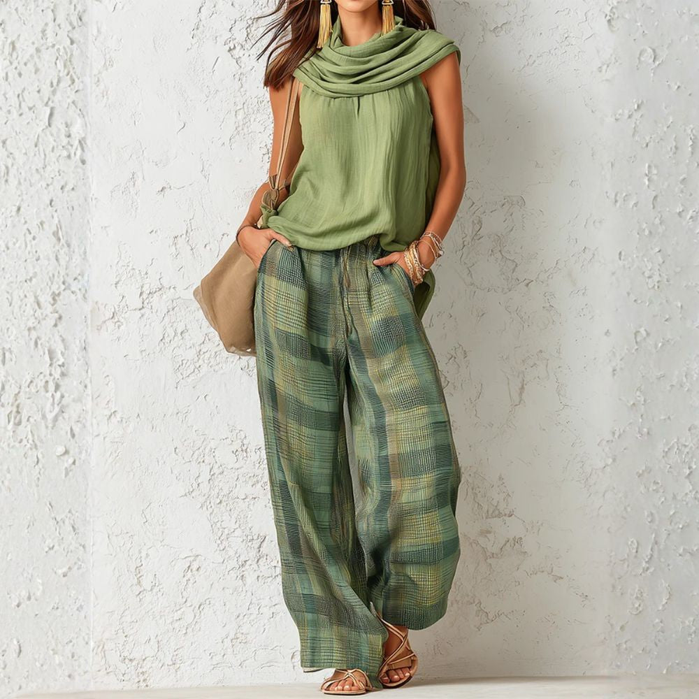 Eulora | Relaxed Fit Co Ord Trouser Set