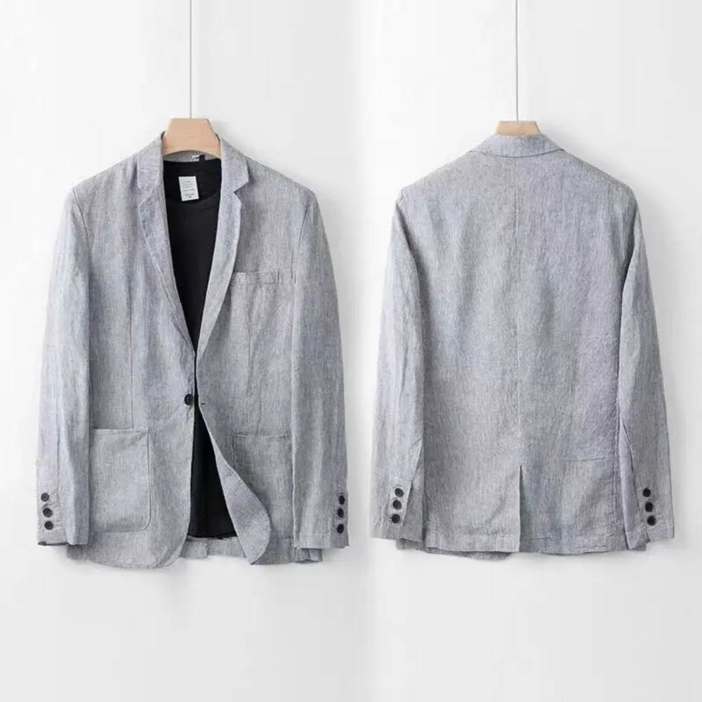 Kaelric | Breathable Linen Blazer & Trouser Set