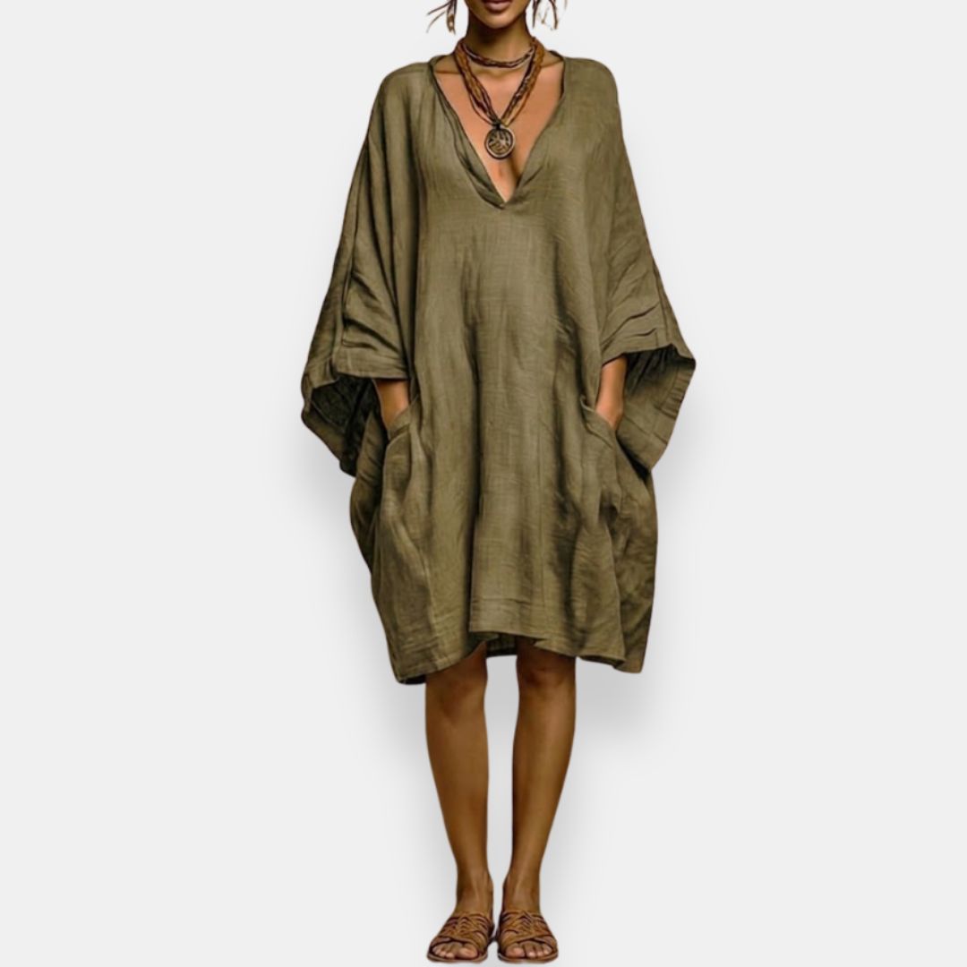 Rhiannon | Lightweight Pocket Tunic Dress