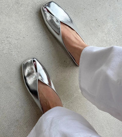 Virelle | Soft Touch Slip On Mule Flats