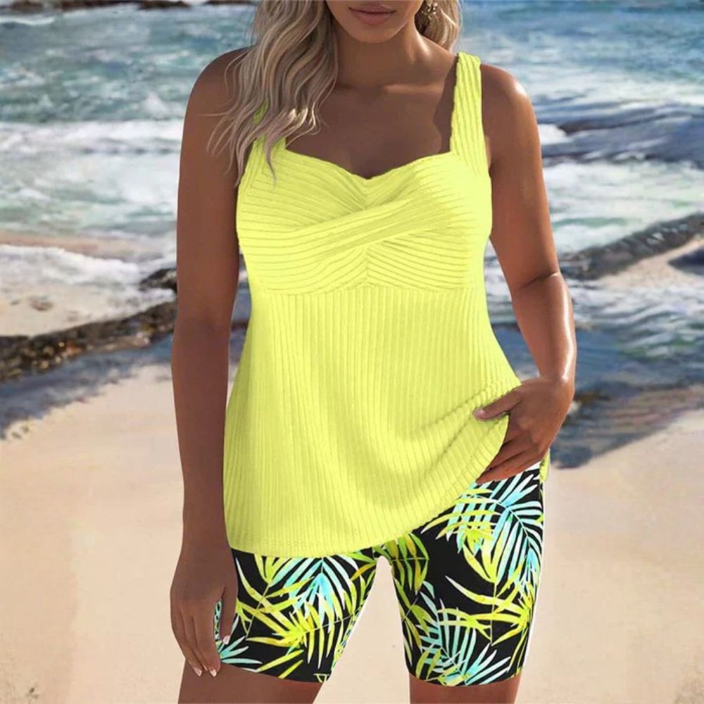 Nerelle | Tropical Print Two Piece Set