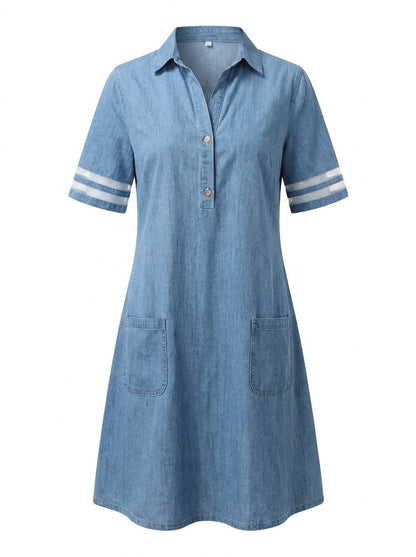 Romilly | Casual Chambray Shirt Dress
