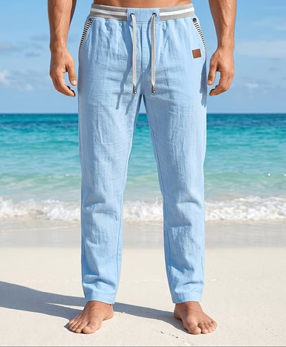 Kaelan | Relaxed Linen Blend Trousers