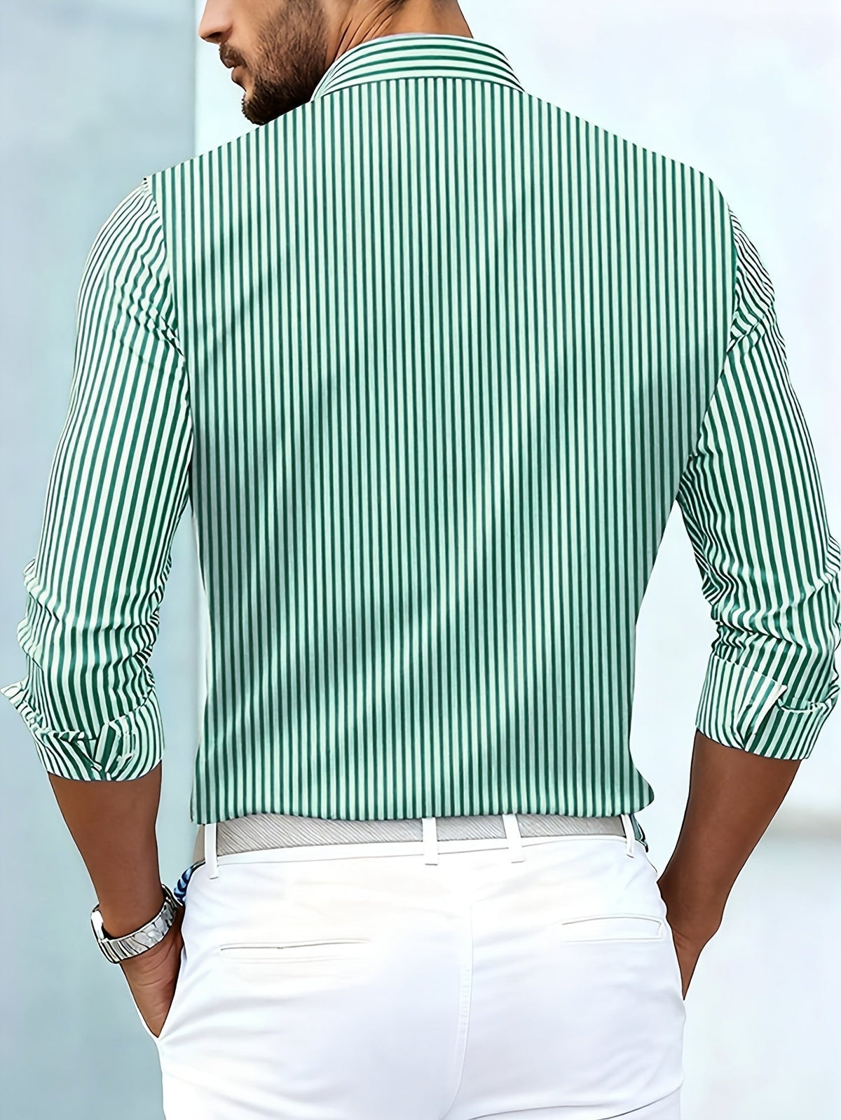 Prescott | Distinctive Woven Stripe Shirt