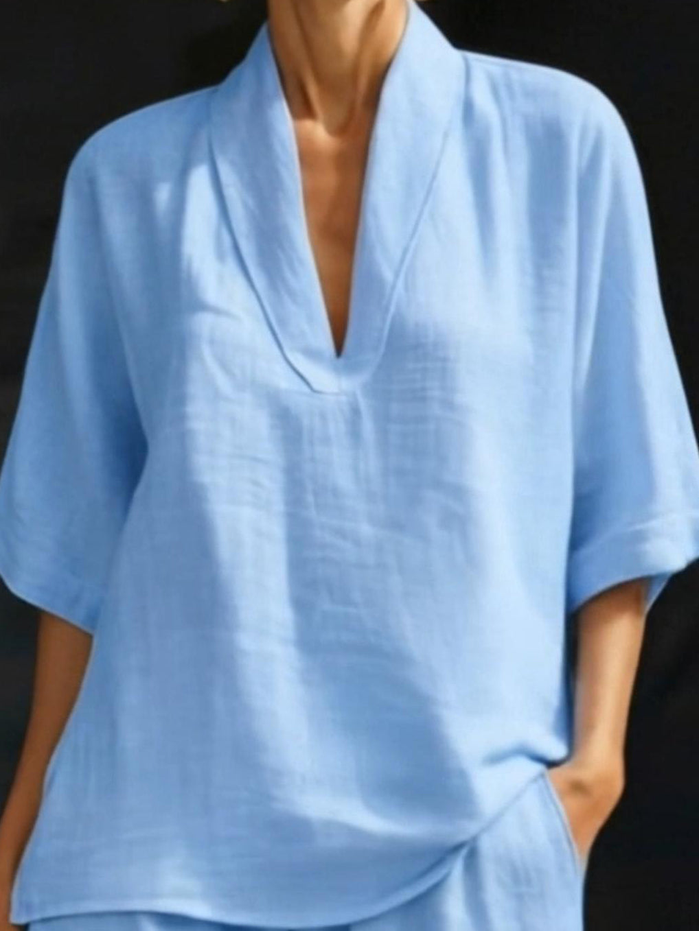 Quintessa | Relaxed Linen Shorts Co Ord Set