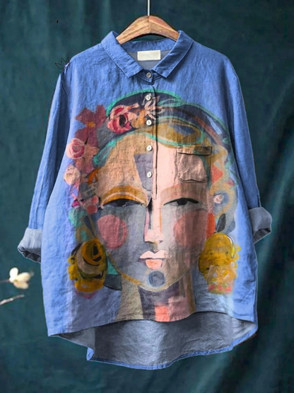 Delyssia | Modern Artisan Print Blouse