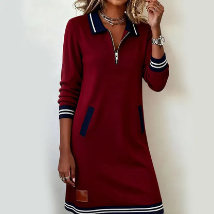 Bellara | Sporty Stripe Trim Mini Dress