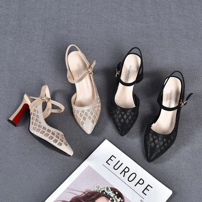 Giavelle | Pointed Toe Buckle Pumps