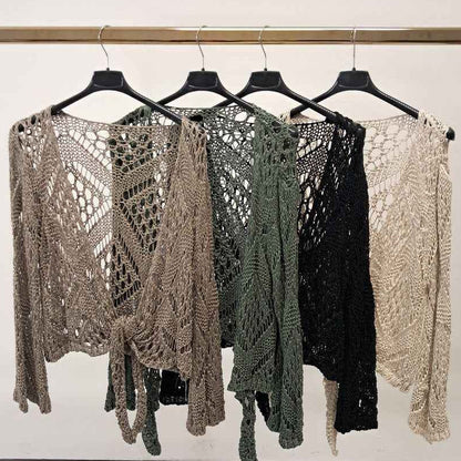 Esmoria | Chevron Crochet Cardigan