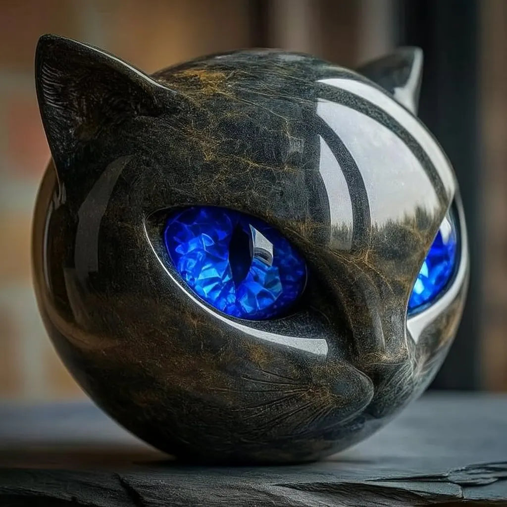 Nerolia | Majestic Cat Head Ornament