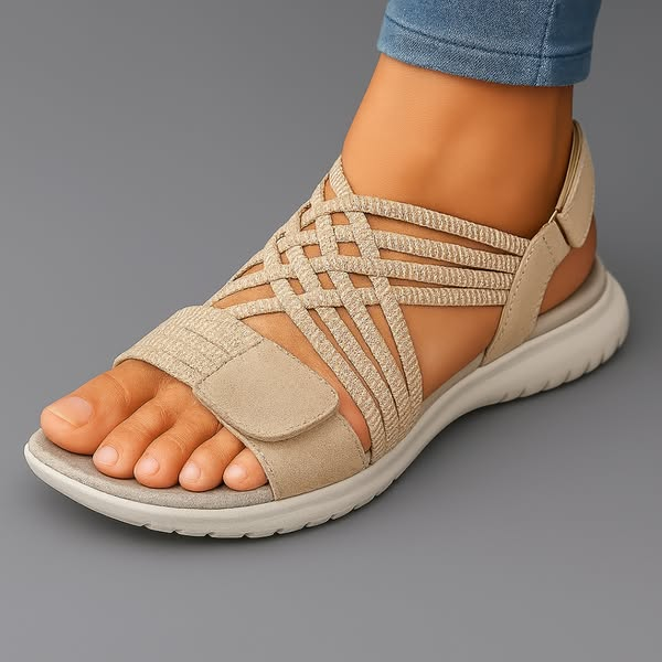 Marcelline | Supportive Woven Strap Sandals