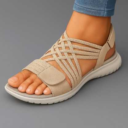 Marcelline | Supportive Woven Strap Sandals