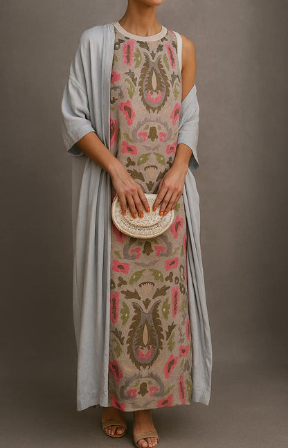 Zorabelle | Artisan Print Summer Maxi Dress