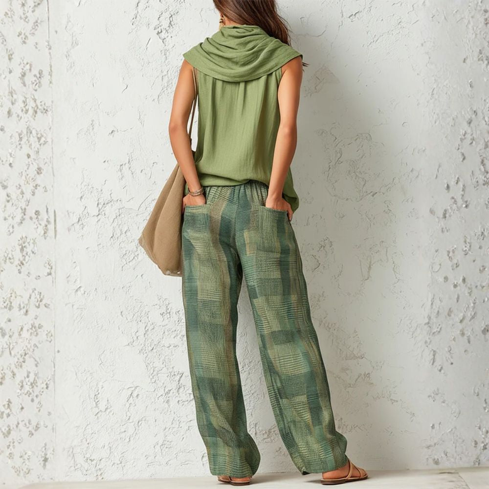 Eulora | Relaxed Fit Co Ord Trouser Set