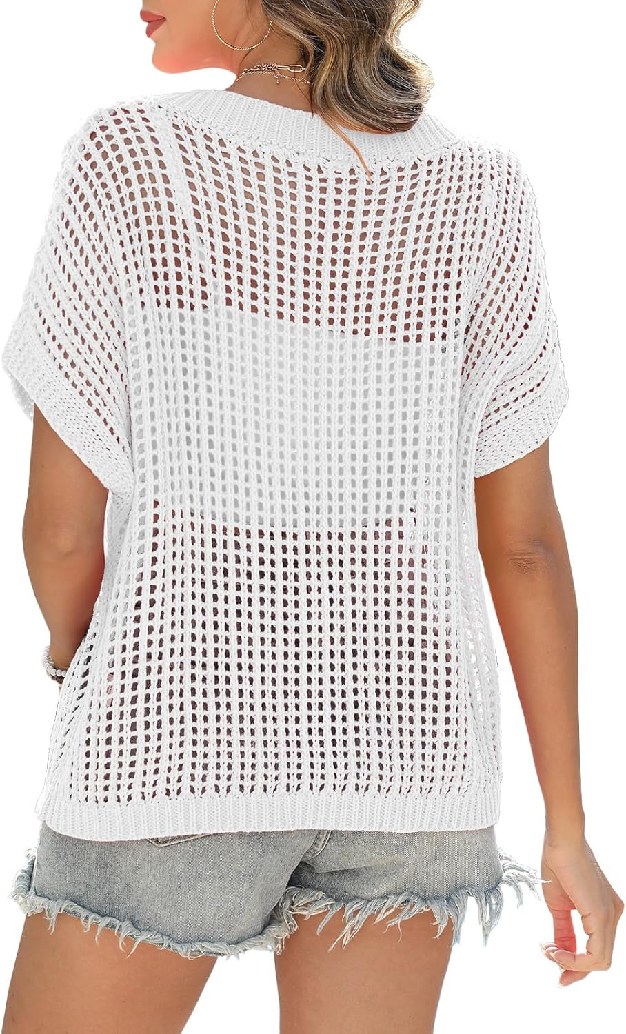 Elowyn | Open Knit Relaxed Sweater