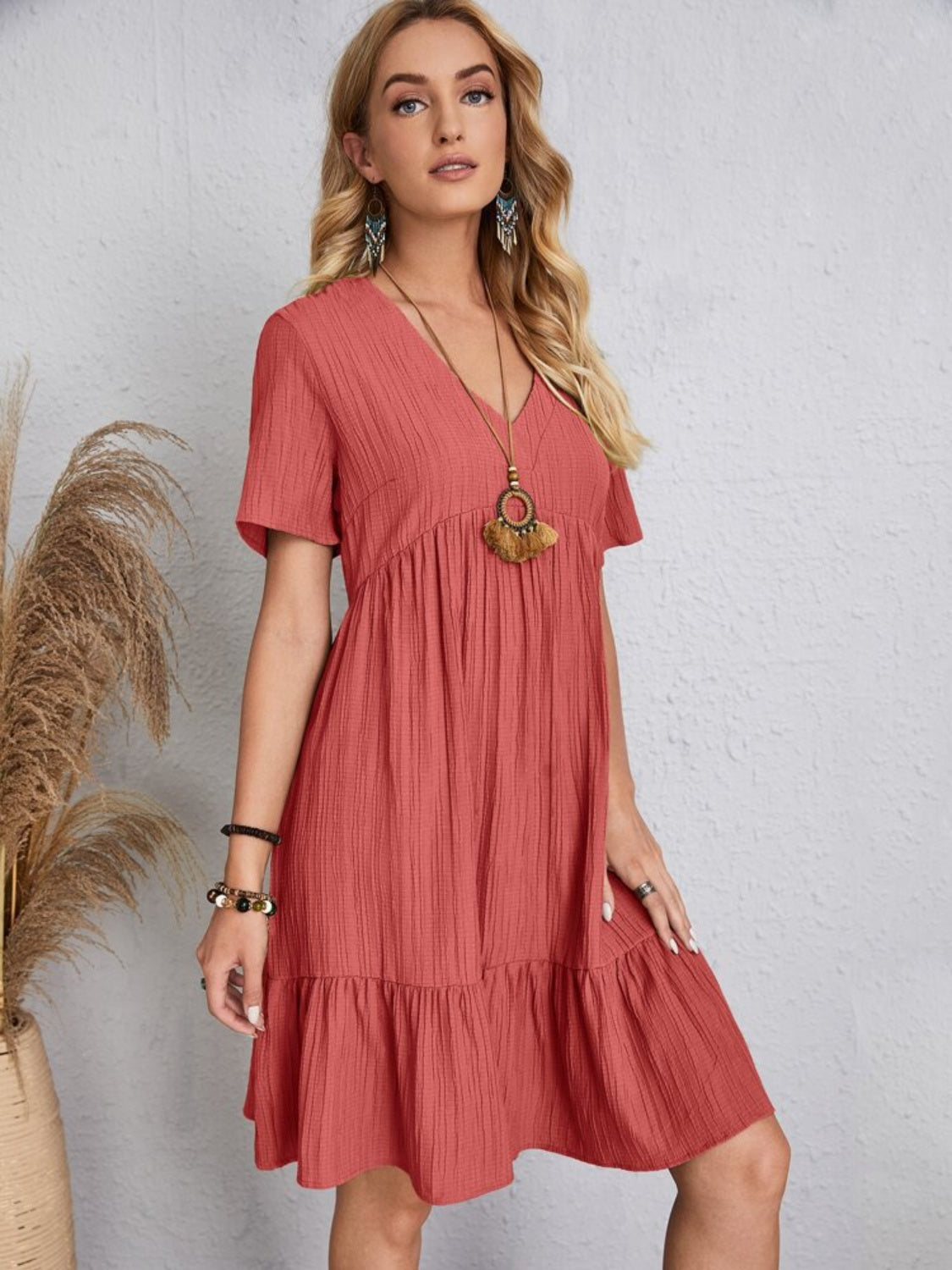 Kerensa | Relaxed Fit Babydoll Mini Dress