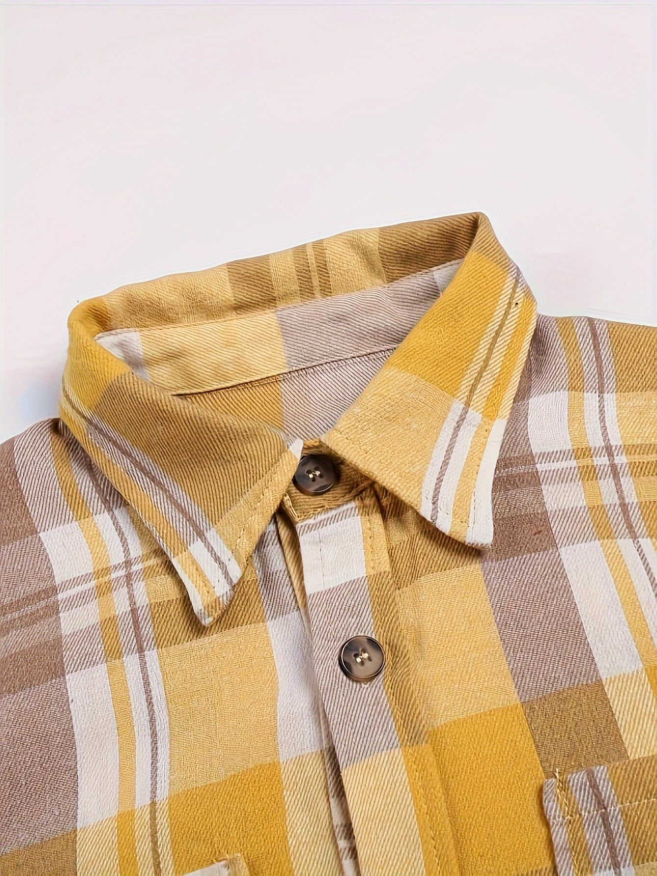 Greylise | Casual Button Front Checked Shirt