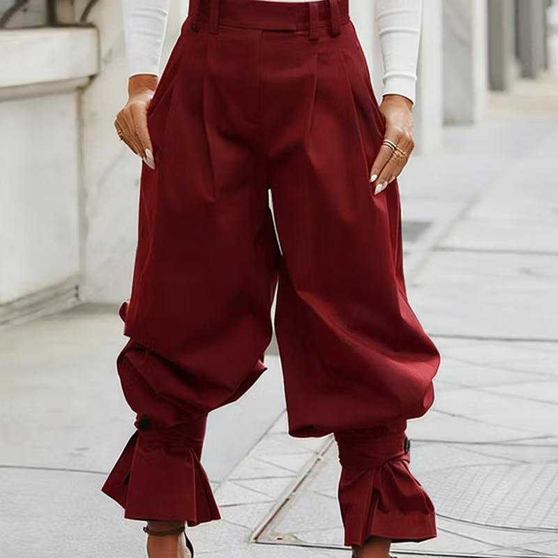 Fable | Gathered Hem Balloon Trousers