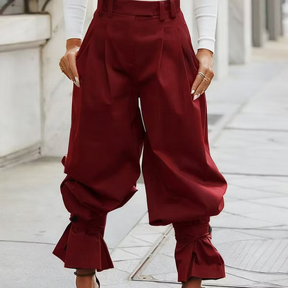 Fable | Gathered Hem Balloon Trousers