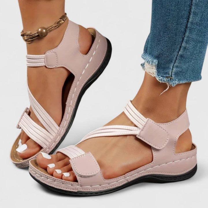 Velina | Cushioned Open Toe Sandals