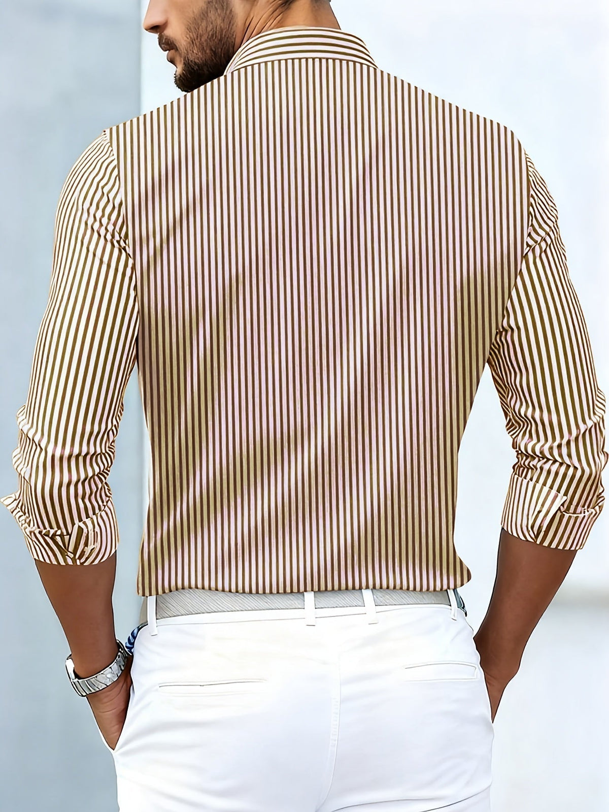 Prescott | Distinctive Woven Stripe Shirt