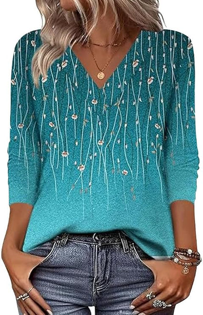 Cresselle | Ornate Mosaic Long Sleeve Blouse