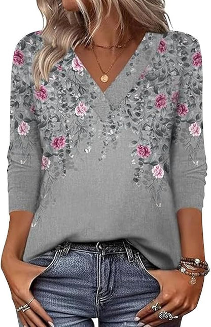 Cresselle | Ornate Mosaic Long Sleeve Blouse