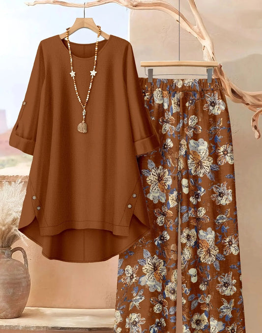 Dianora | Flowing Top And Trouser Set