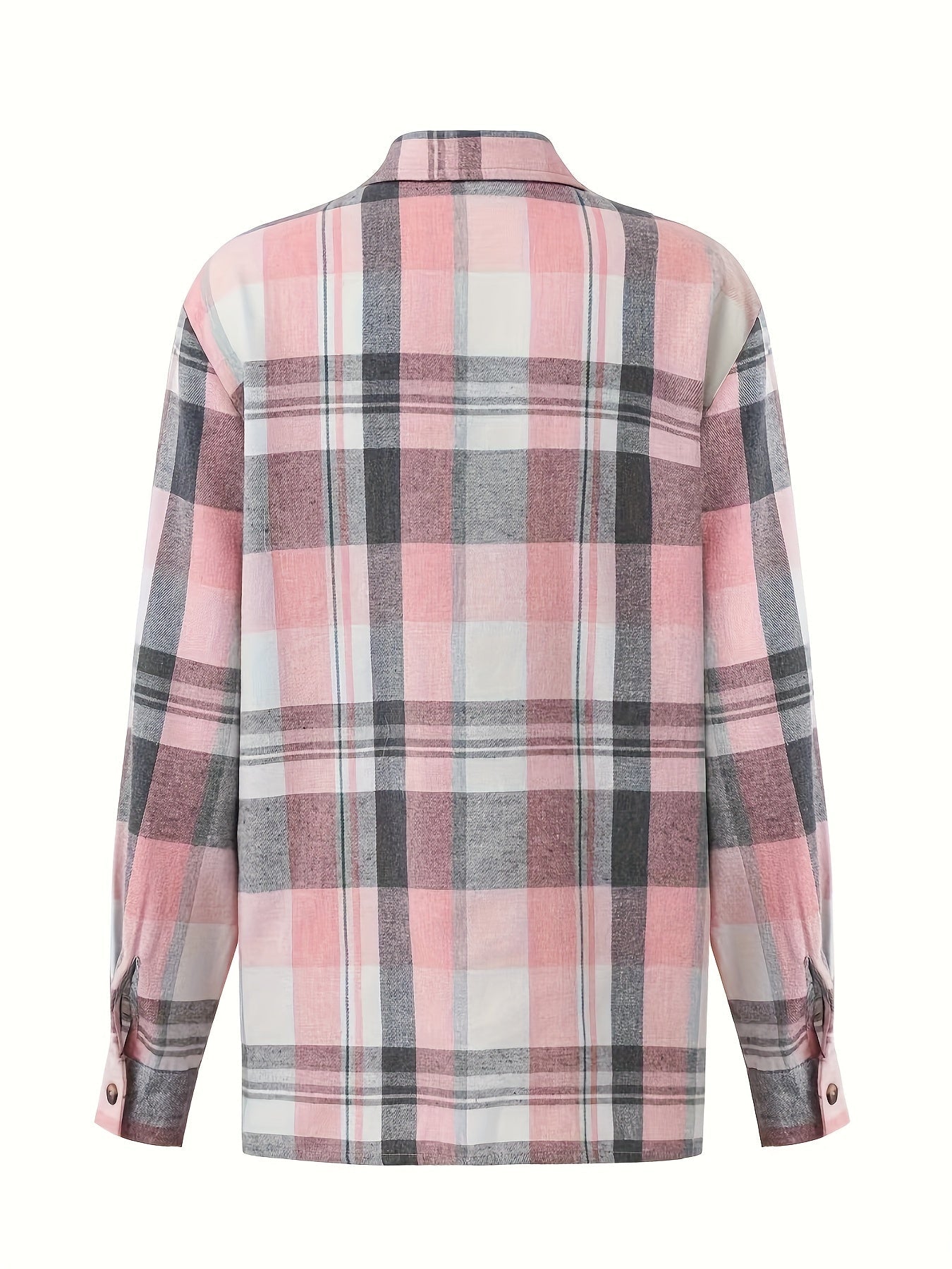 Greylise | Casual Button Front Checked Shirt