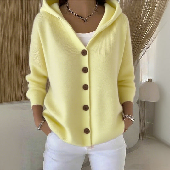 Cyralyn | Relaxed Fit Button Front Cardigan
