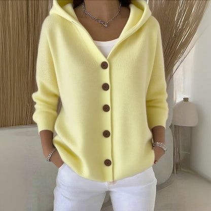 Cyralyn | Relaxed Fit Button Front Cardigan