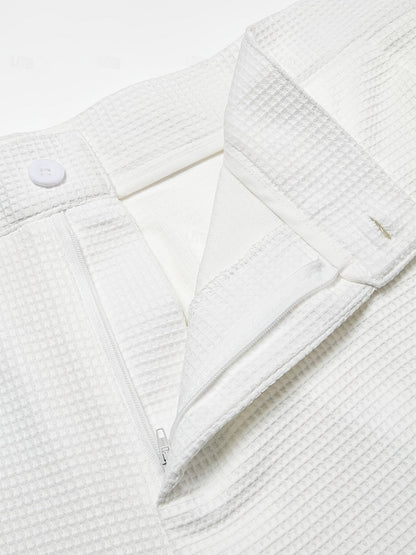 Kensington | Refined Jacquard Casual Trousers