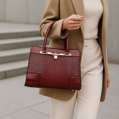 Zoravie | Luxe Textured Shoulder Handbag
