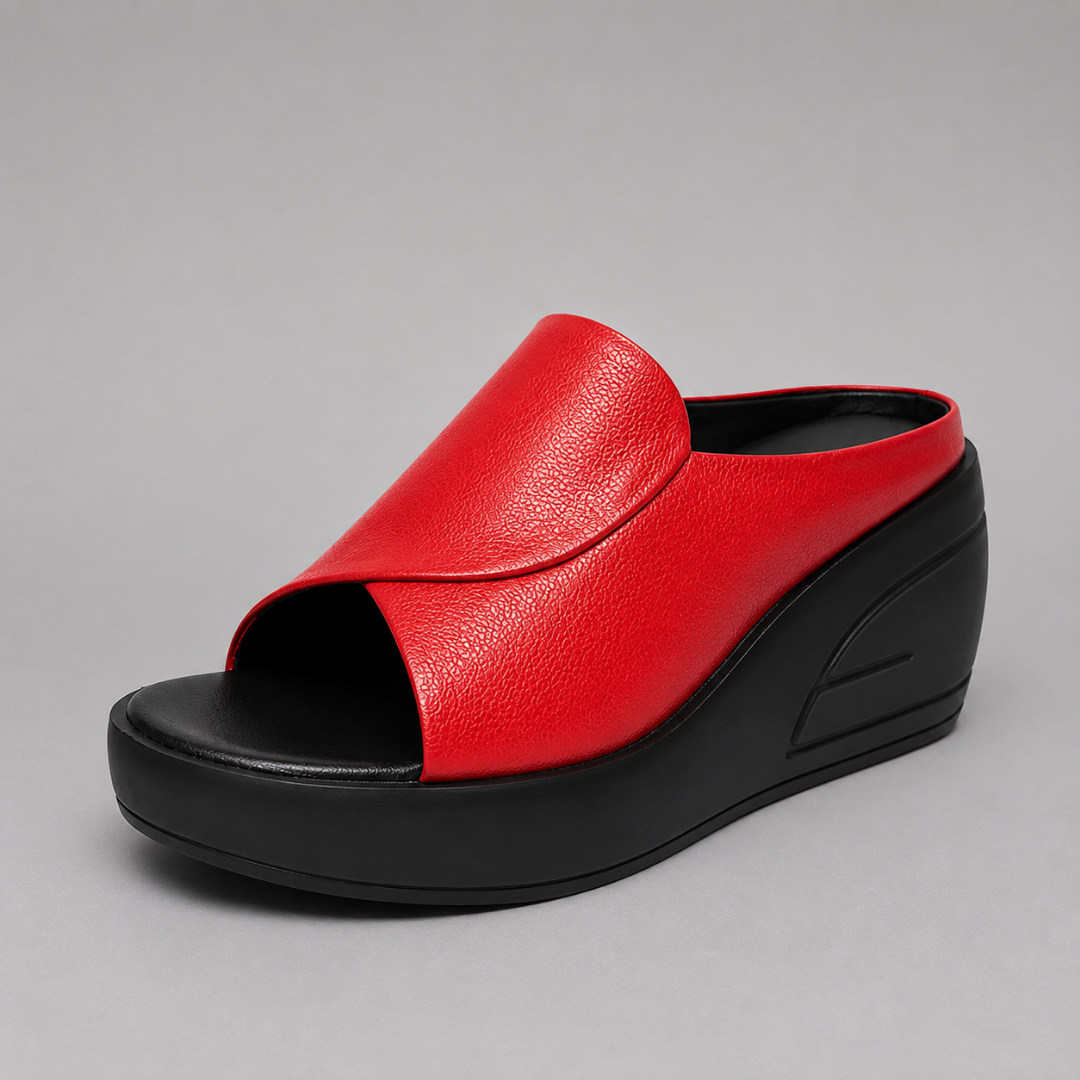 Orlessa | Soft Step Wedge Slide Sandals