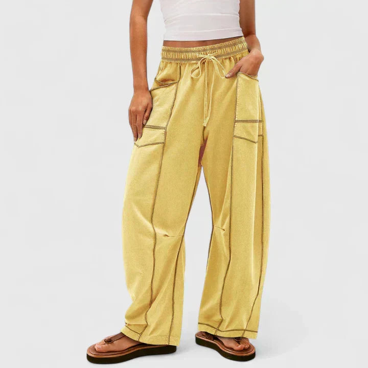 Floriane | Effortless Wide Leg Lounge Trousers