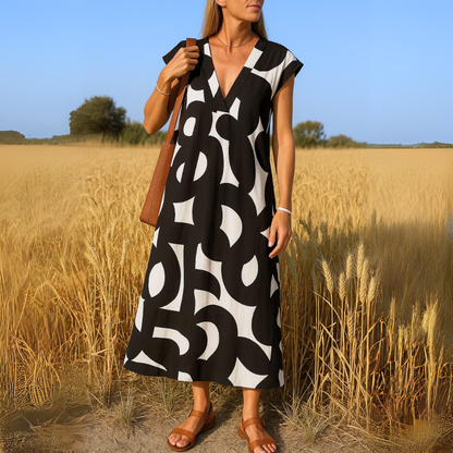 Eulalie | Relaxed Statement Print Dress