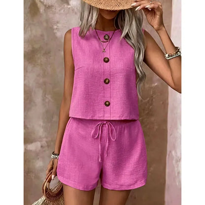 Brinelle | Casual Linen Blend Co Ord Set