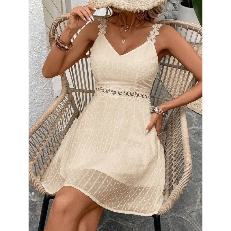 Briarose | Floral Strap Fit And Flare Dress