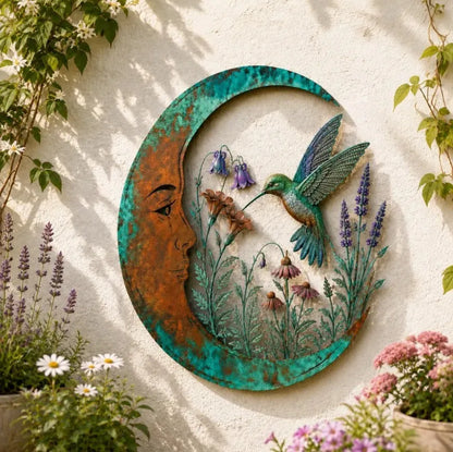 Roselith | Enchanted Garden Moon Wall Art