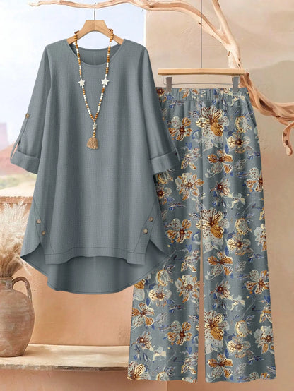 Dianora | Flowing Top And Trouser Set
