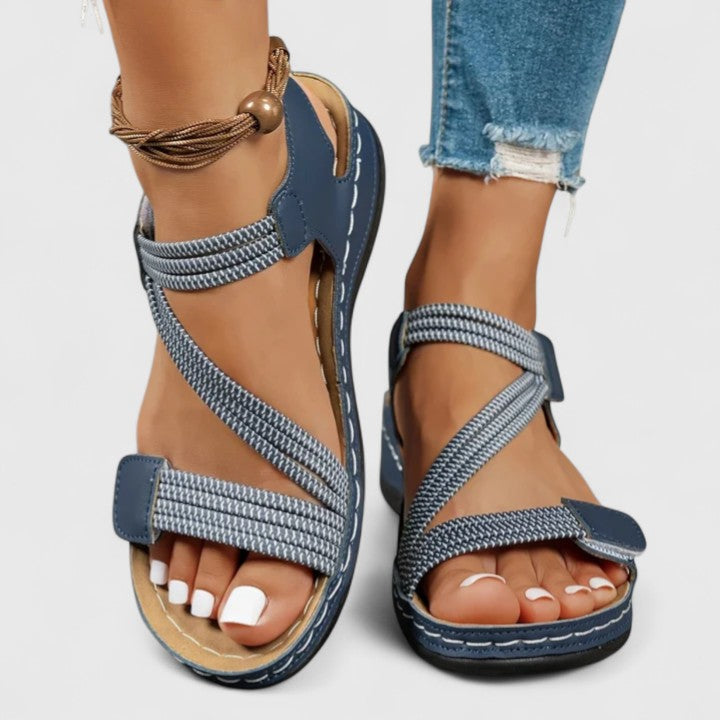 Velina | Cushioned Open Toe Sandals