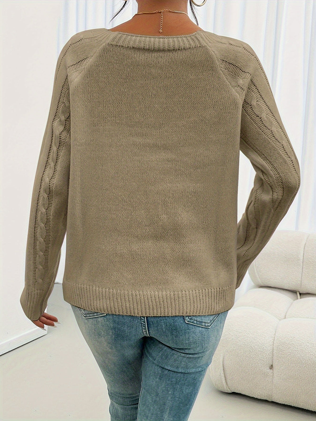 Nolwenn | Cozy Button Detail Sweater