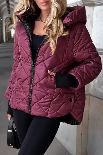 Alverina | Casual Quilted Zip Jacket