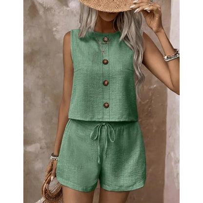 Brinelle | Casual Linen Blend Co Ord Set